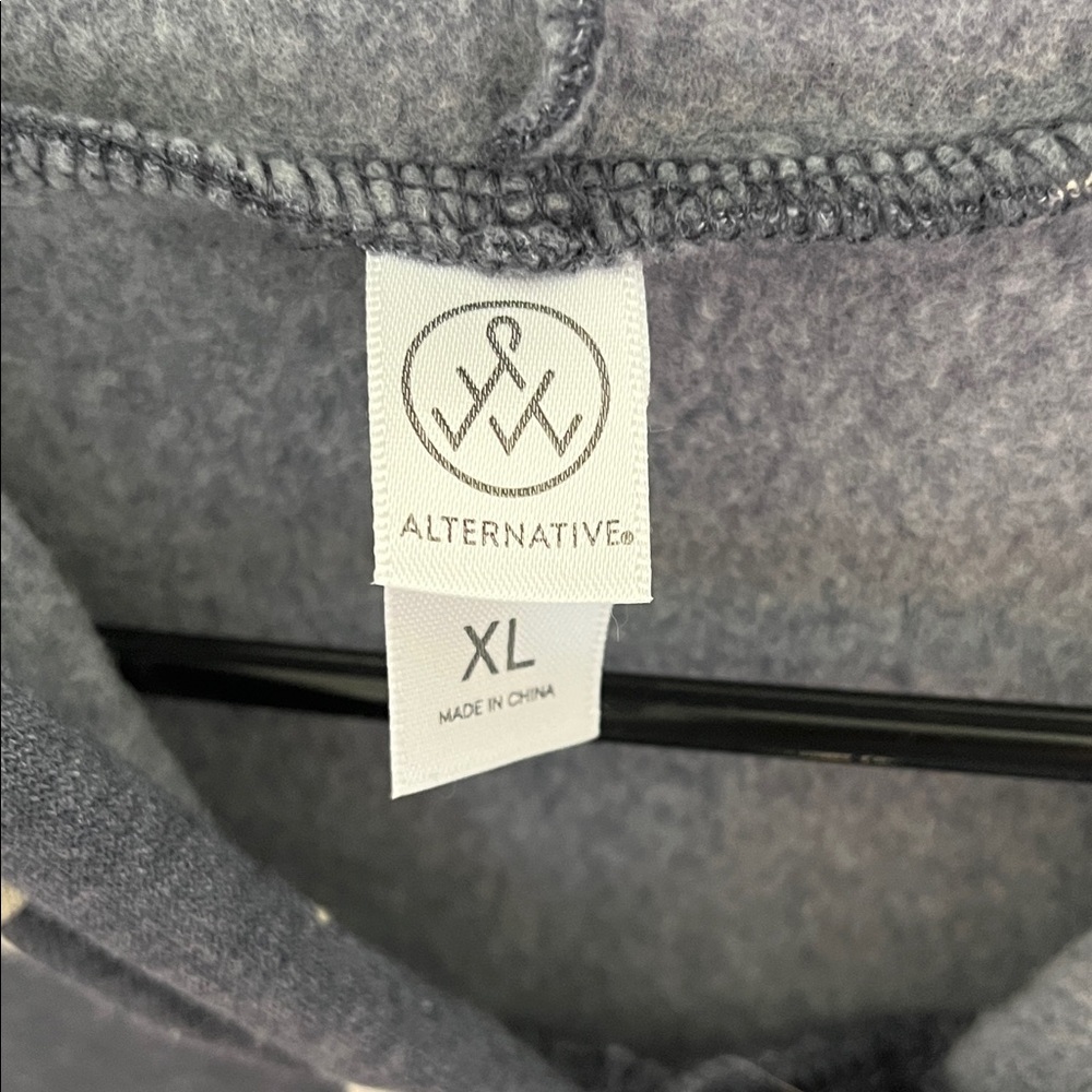 Alternative Star Pattern Hoodie - Dark Blue and White Size XL NWOT - Picture 2 of 8